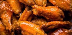 Close-up of Bone-In Wings at Kep's Sports Bar & Grill